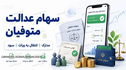 سهام عدالت متوفیان | انتقال به وراث، مدارک، سود و سامانه میراث