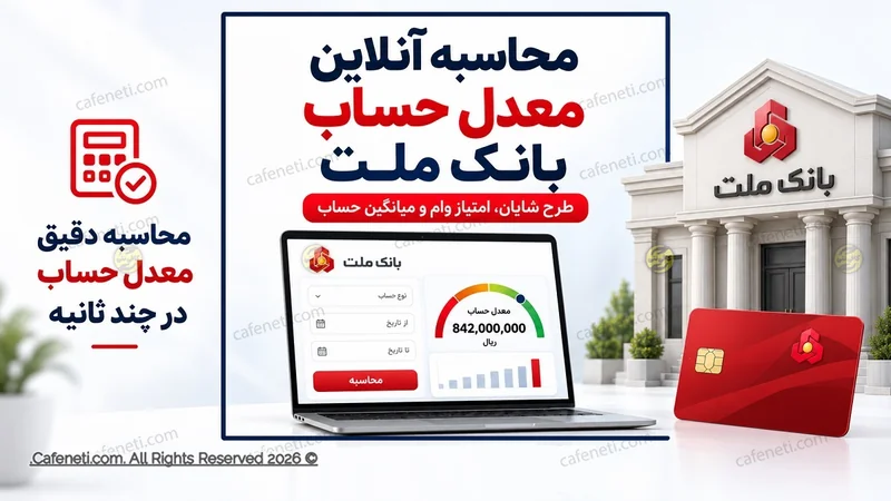 محاسبه آنلاین معدل حساب بانک ملت | طرح شایان، امتیاز وام و میانگین حساب