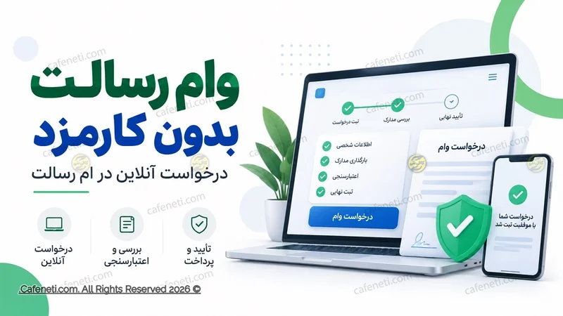 وام رسالت بدون کارمزد ۱۴۰۵ | مراحل درخواست در ام رسالت