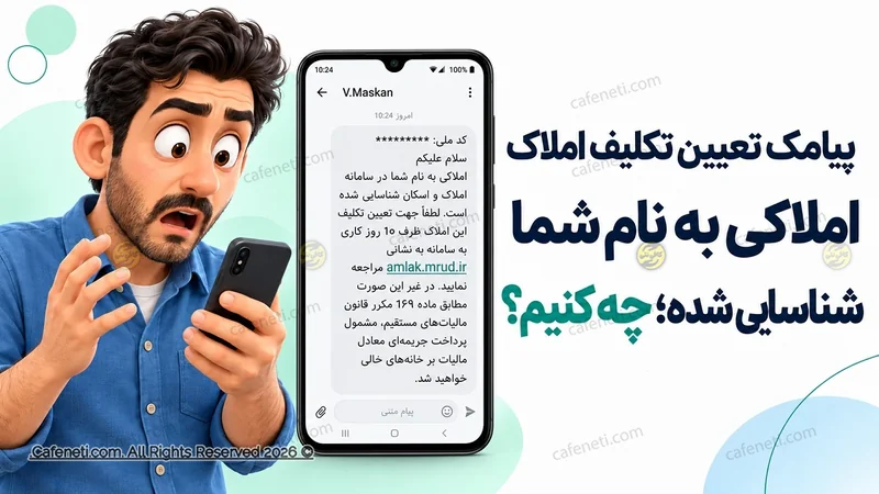 پیامک «املاکی به نام شما شناسایی شده»؛ چه کنیم؟