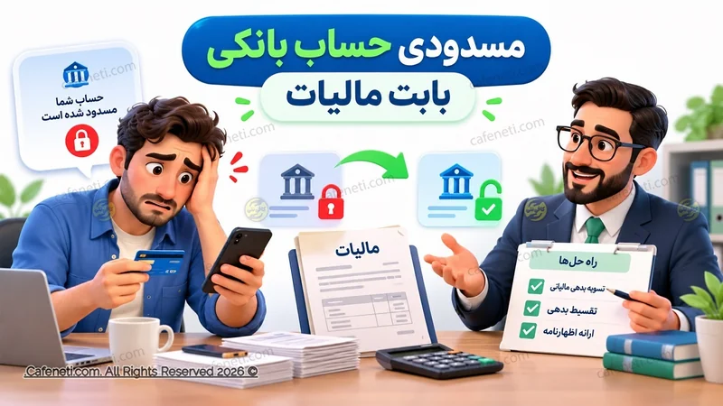 مسدودی حساب بانکی بابت مالیات؛ شرایط، علت و راه رفع مسدودی در ۱۴۰۵