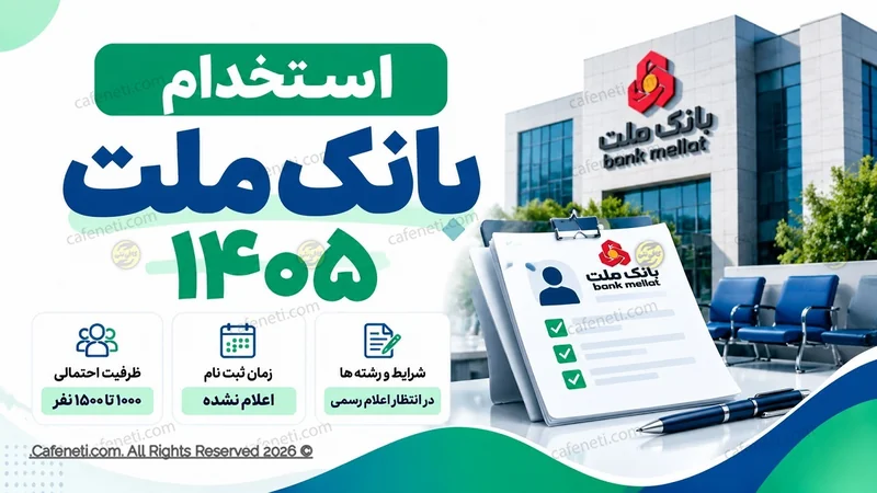 استخدام بانک ملت ۱۴۰۵؛ آخرین خبر و زمان ثبت نام