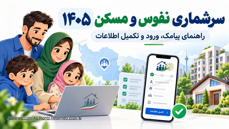 سرشماری نفوس و مسکن ۱۴۰۵؛ سایت، پیامک و نحوه ثبت اطلاعات