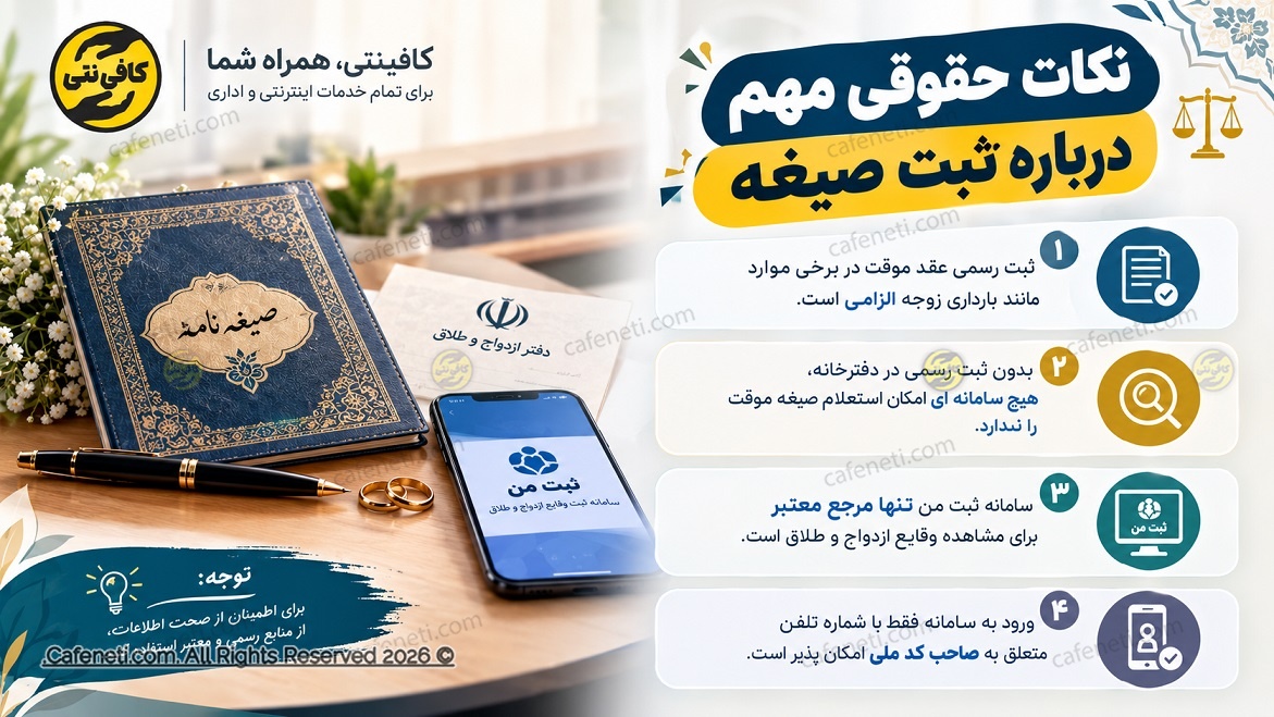 نکات حقوقی صیقه