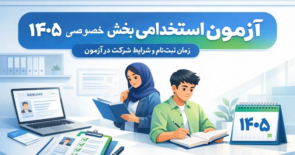 آزمون استخدامی بخش خصوصی 1405-کافی نتی