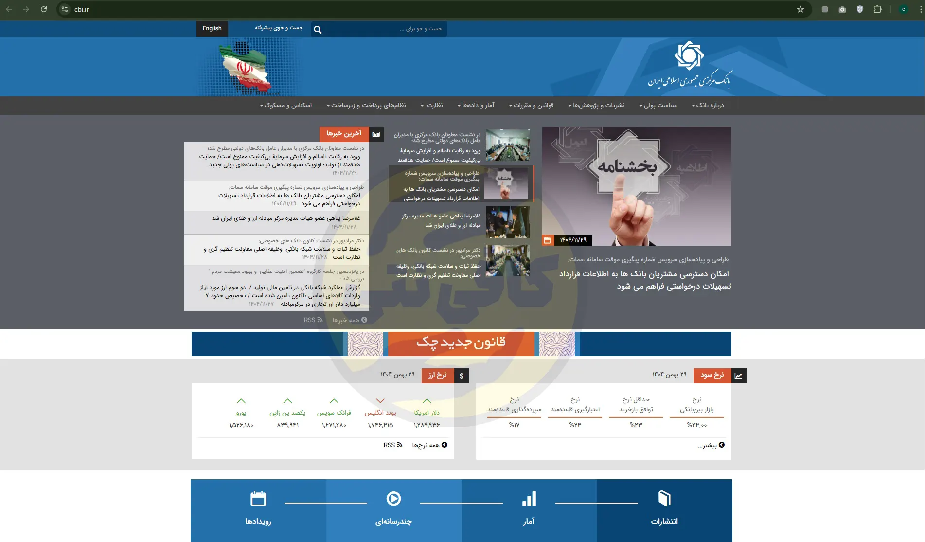 Safhe-Asli-Banke-Markazi | Cafeneti.com