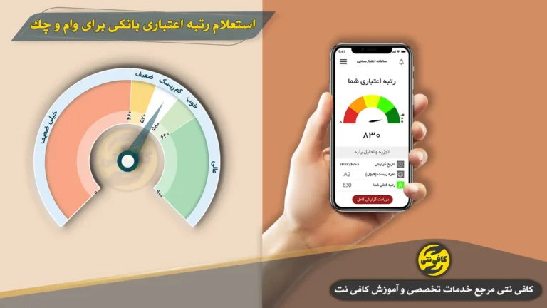 استعلام رتبه اعتباری بانکی | بررسی رتبه اعتباری و چک صیادی از سایت رسمی ics24