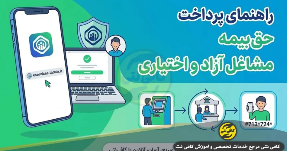 راهنمای کامل پرداخت حق بیمه مشاغل آزاد و اختیاری-کافی نتی